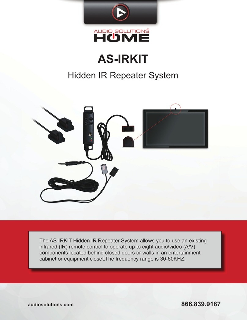 Audio Solutions AS-IRKIT quick start guide