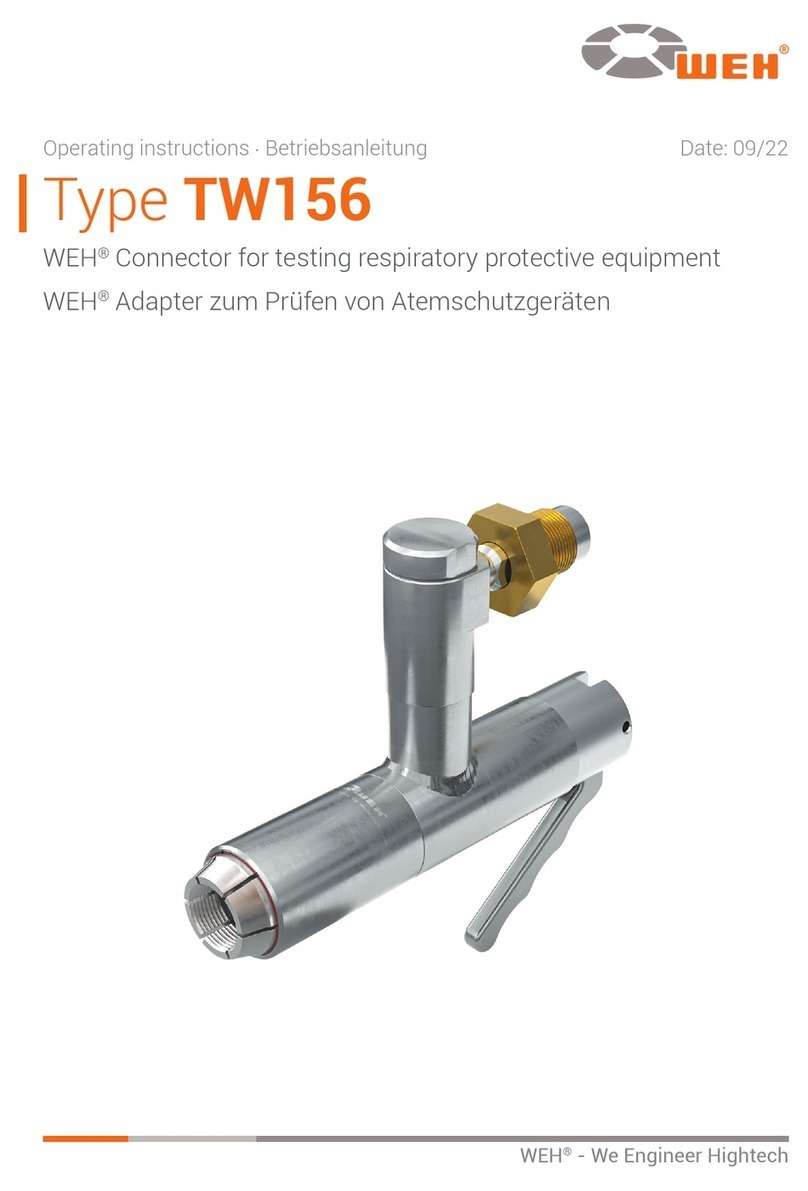 Weh TW156 operating instructions