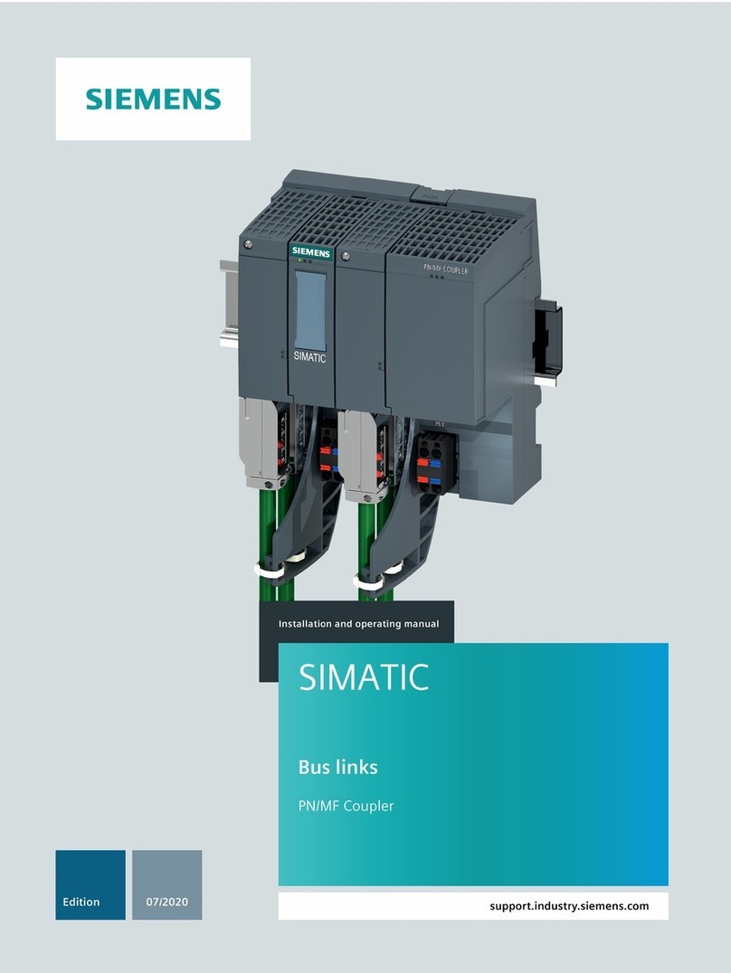Siemens SIMATIC 6ES7158-3MU10-0XA0 User manual