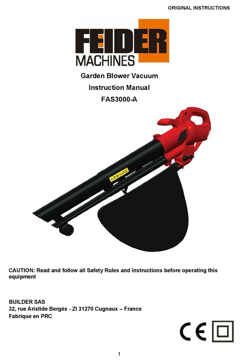 Feider Machines FAS3000-A instruction manual