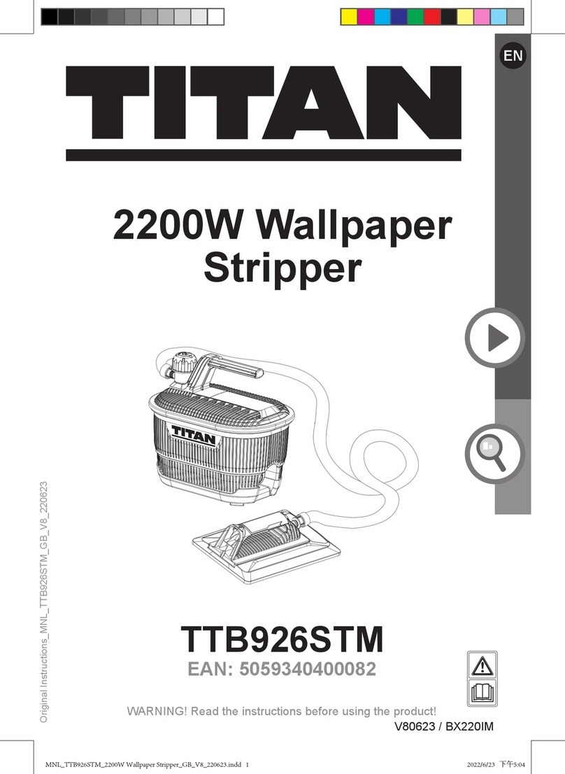 Titan TTB926STM User manual
