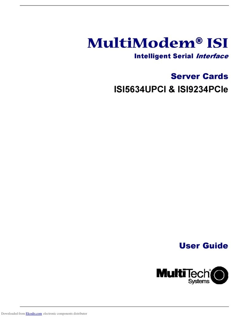 Multitech MultiModem ISI9234PCIe-4 user guide