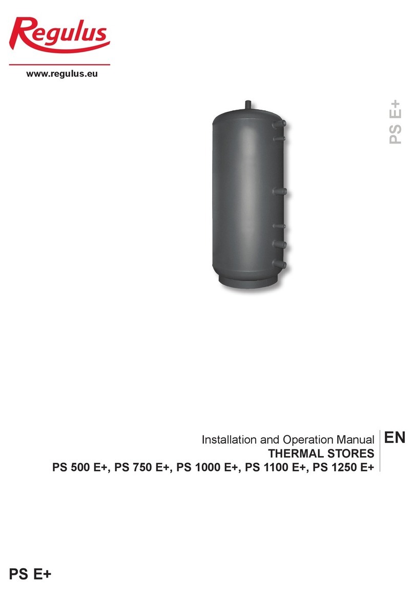 Regulus PS 500 E+ Installation and operation manual