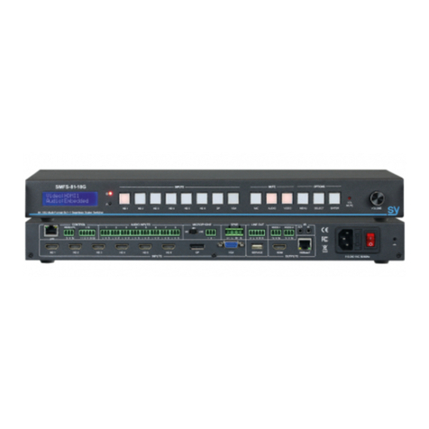 SY Electronics SMFS-81-18G User manual