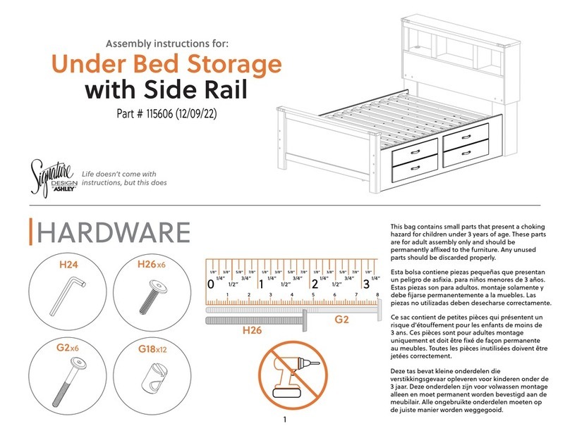 Ashley Signature 115606 User manual