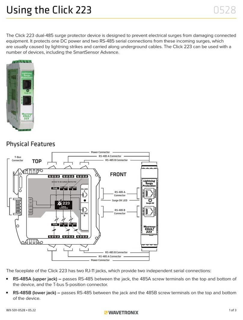Wavetronix Click 223 Installation Wavetronix Click 223 Installation