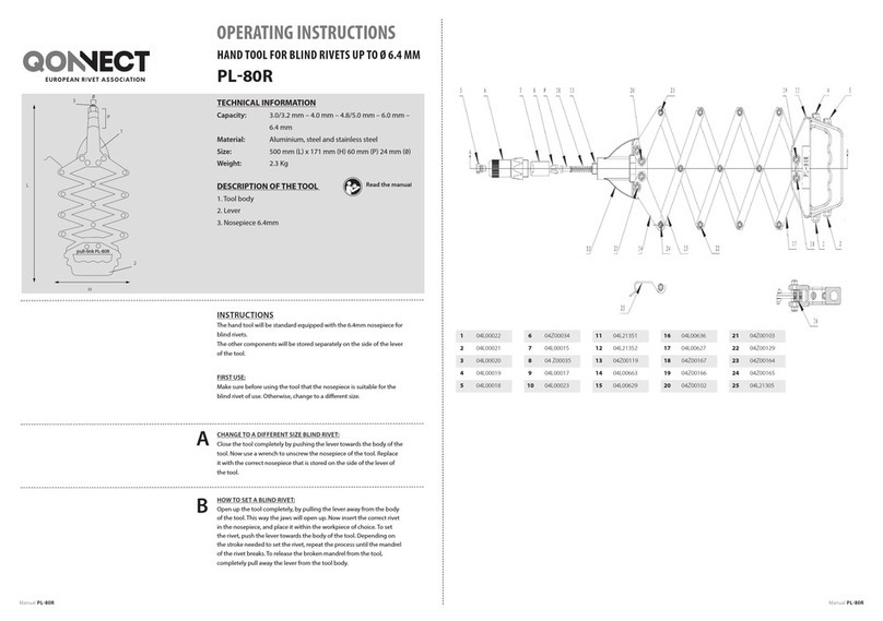 Qonnect PL-80R operating instructions
