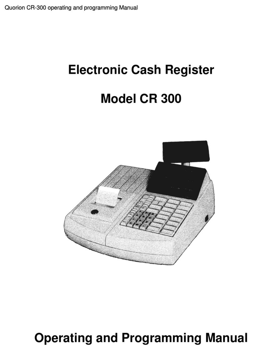 QUORION CR-300 Operating and programming manual