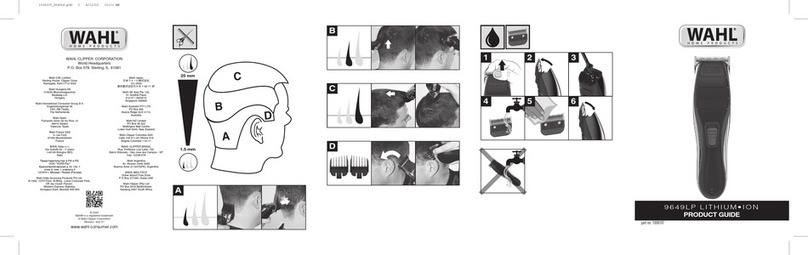 Wahl 9649LP Product guide