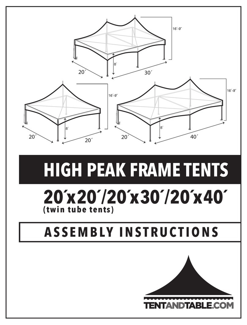 Tentandtable.com 716 832-TENT Assembly instructions