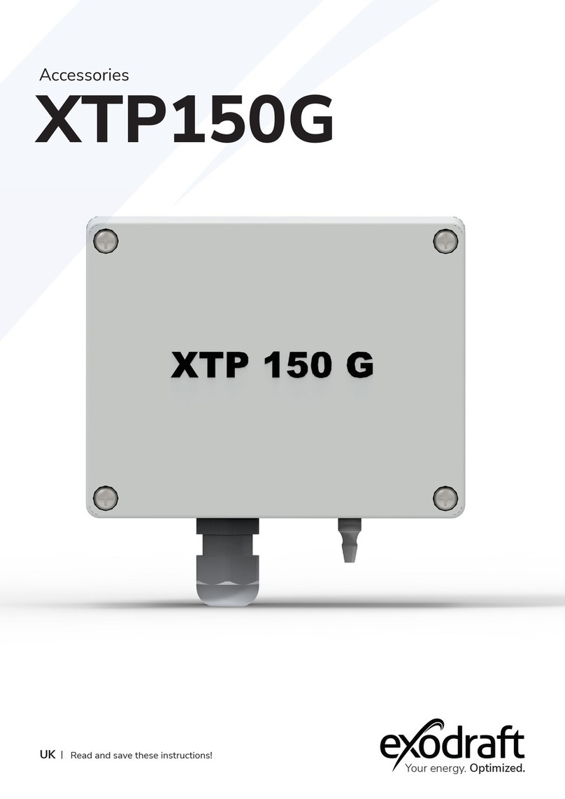 Exodraft XTP150G instructions