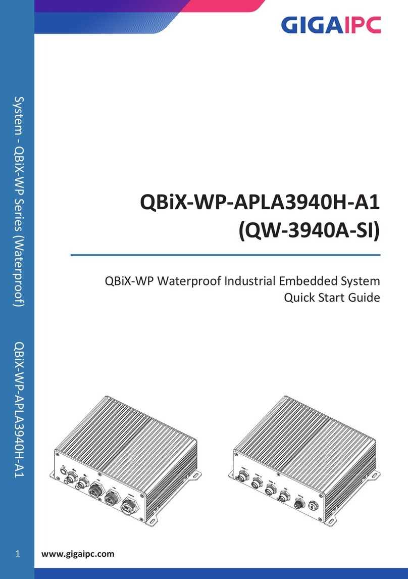 GIGAIPC QBiX-WP Series User manual GIGAIPC QBiX-WP Series User manual