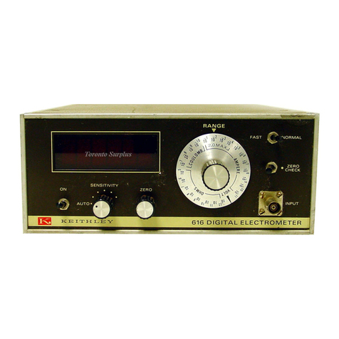 Keithley 616 User manual