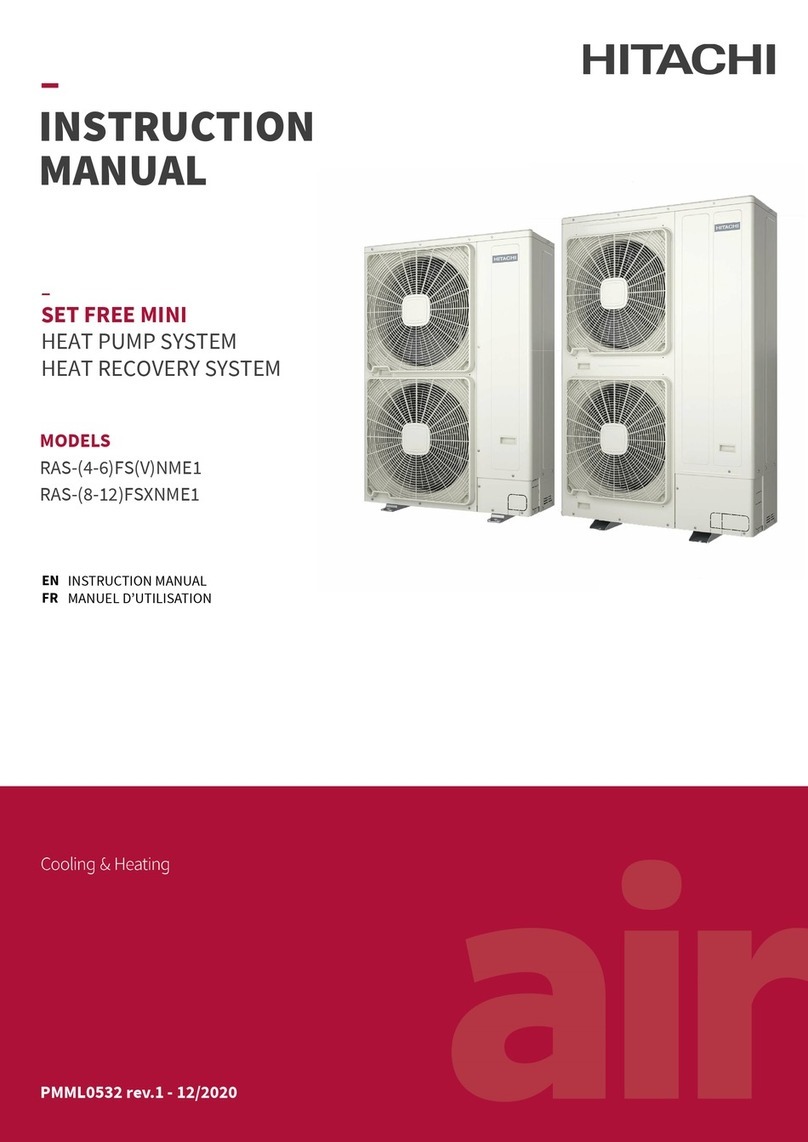 Hitachi RAS-4FSNME1 instruction manual