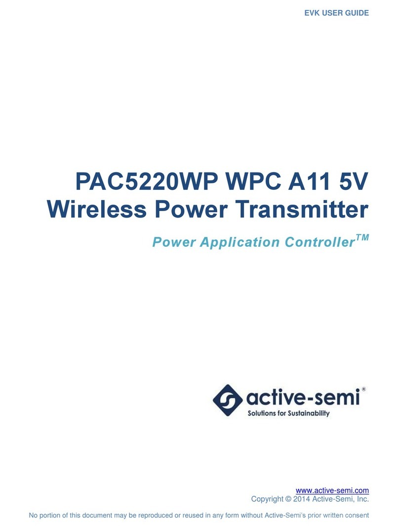 Active-semi PAC5220WP WPC A11 5V User manual