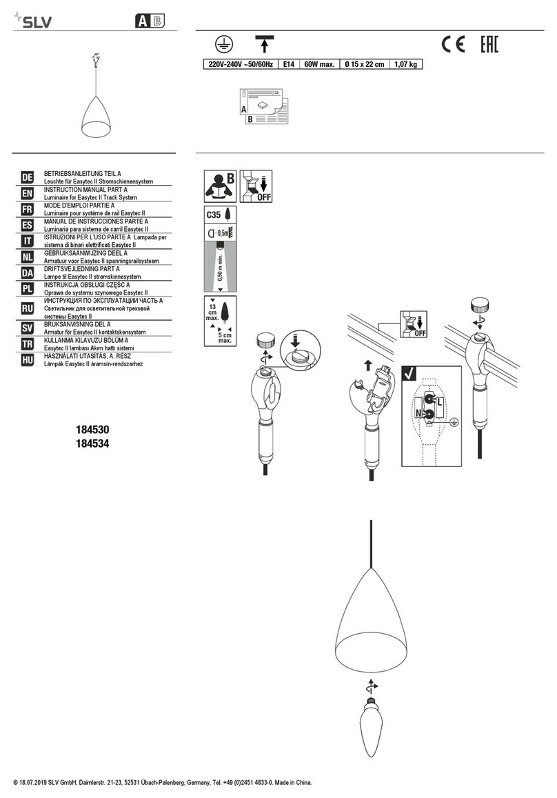 SLV TONGA 4 instruction manual