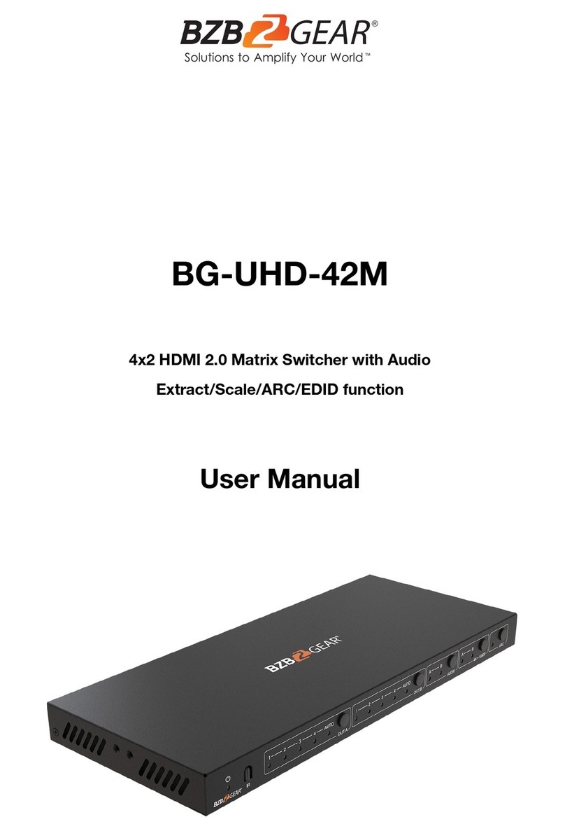 BZB Gear BG-UHD-42M user manual