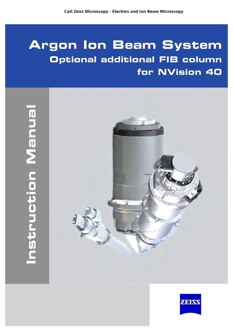 Zeiss Argon Ion Beam System User manual