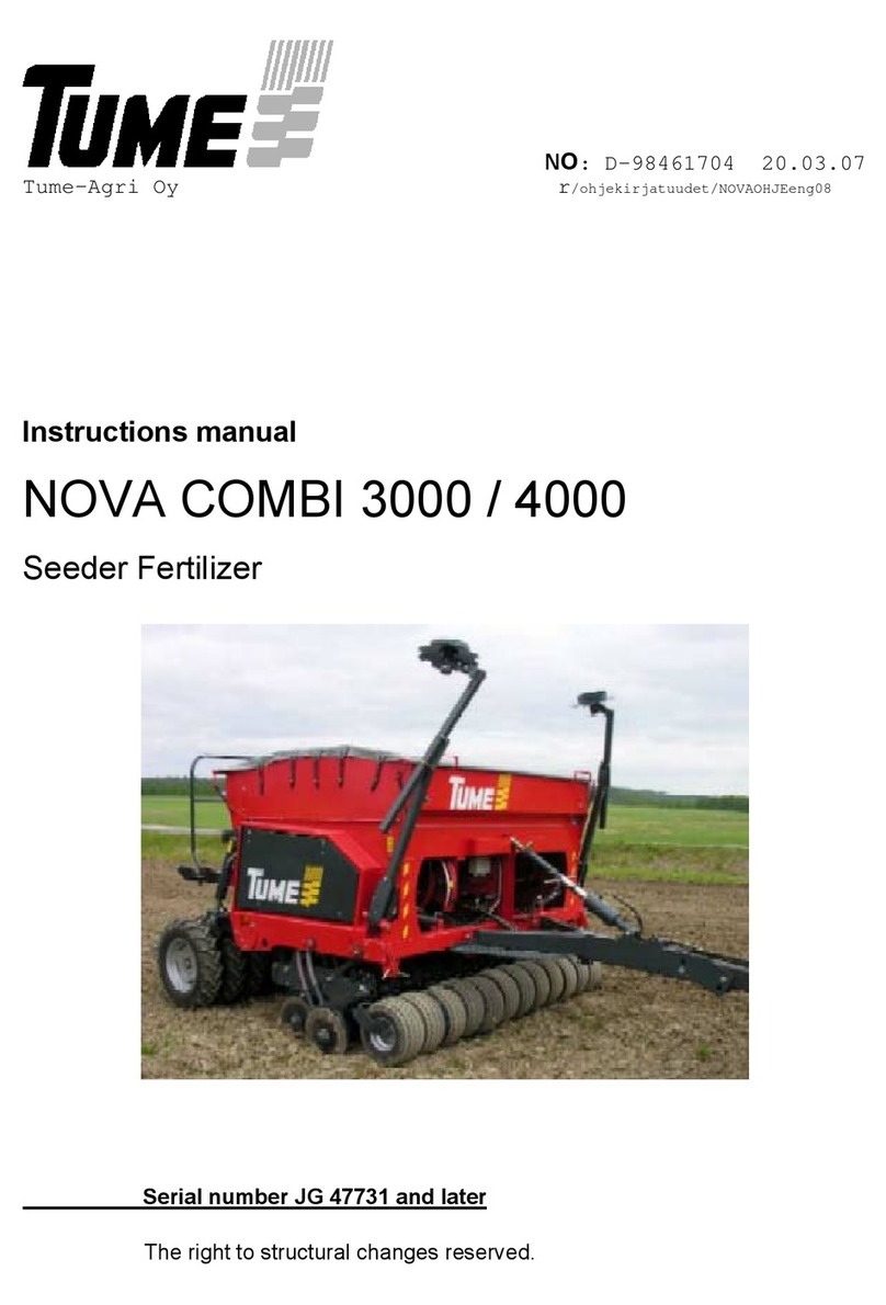 Tume NOVA COMBI 3000 instruction manual