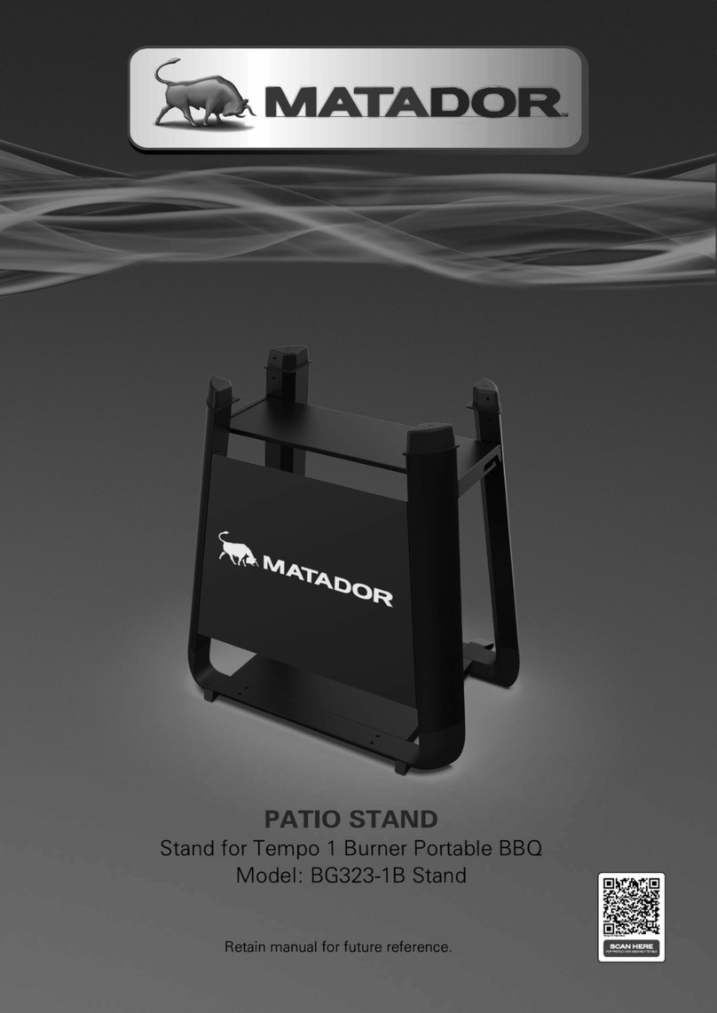 Matador BG323-1 B Stand instruction manual Matador BG323-1 B Stand instruction manual