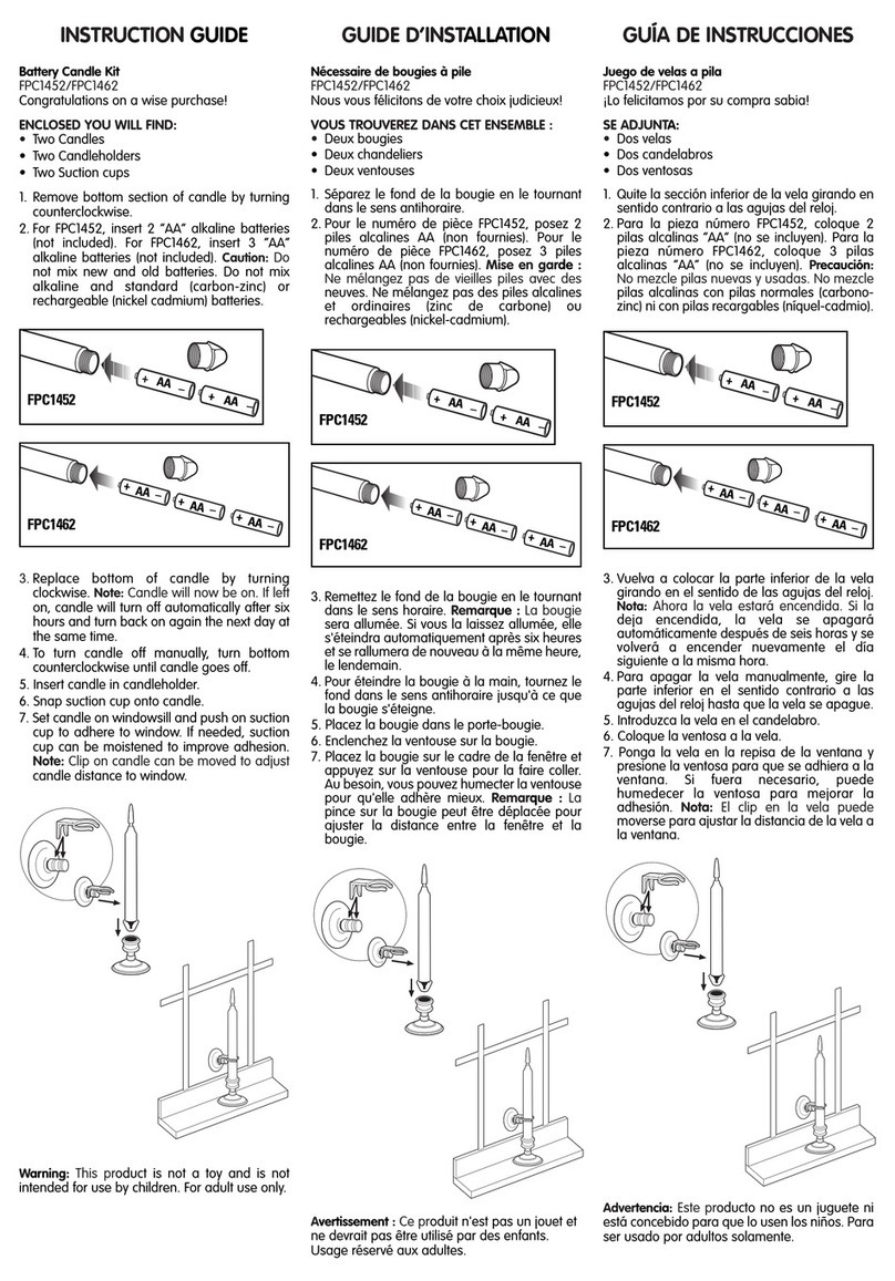 Carlon FPC1452 Instruction guide Carlon FPC1452 Instruction guide