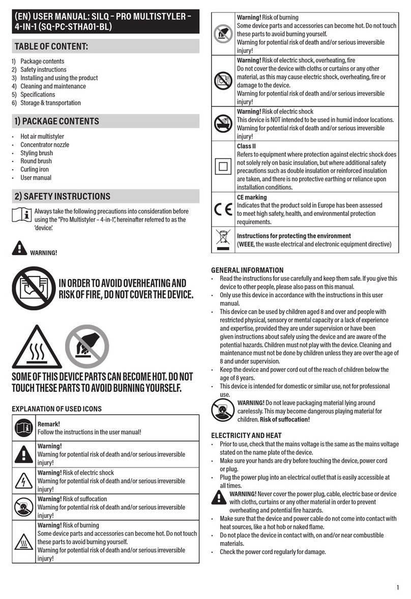 Silq Pro Multistyler 4-in-1 user manual
