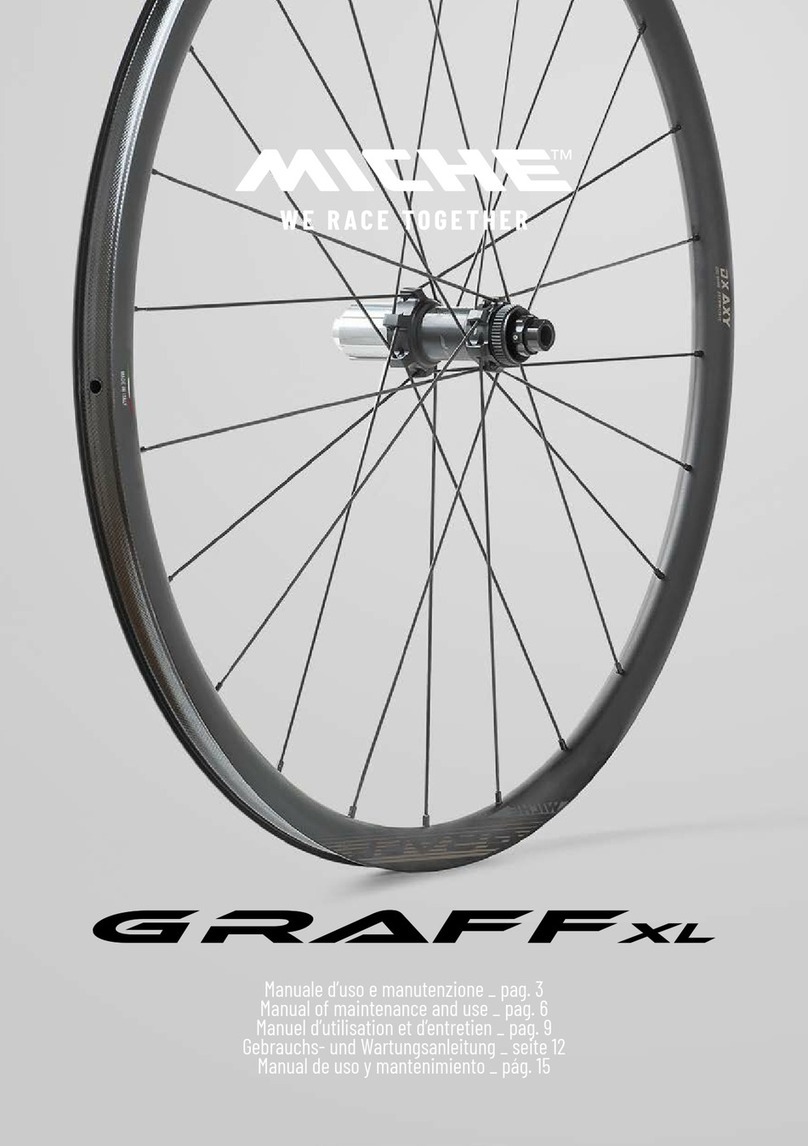 Miche GRAFF XL Manual of maintenance and use