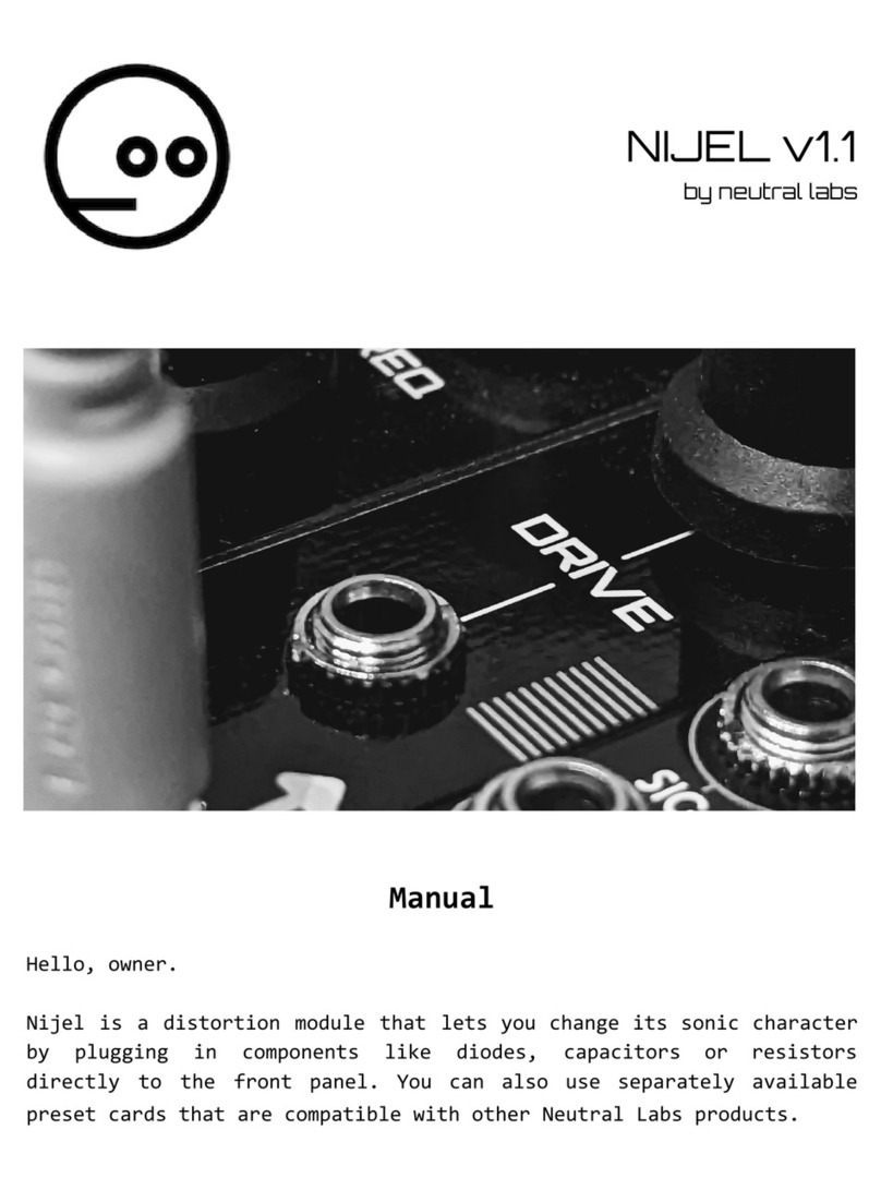 neutral labs NIJEL User manual