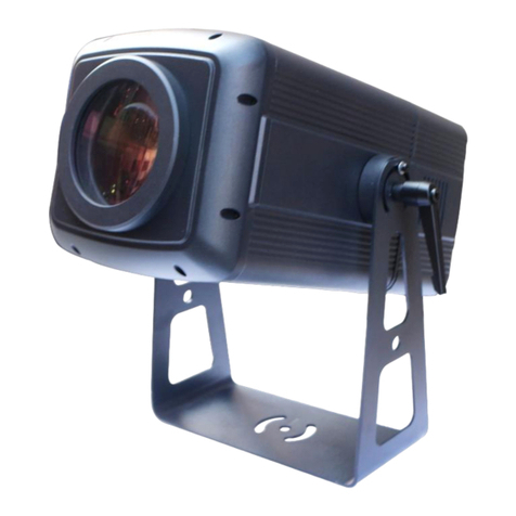 FOS Technologies 200W LED Zoom EXTERIOR GOBO PROJECTOR user manual