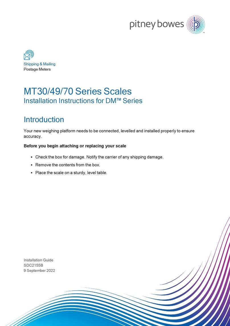 Pitney Bowes MT30 Series User manual