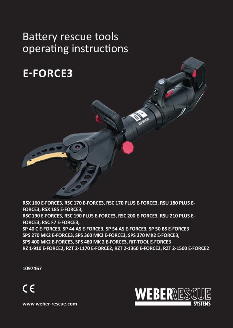 Weber Rescue Systems E-FORCE3 operating instructions