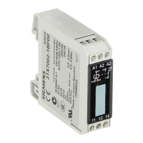 Siemens 3TX7002 operating instructions