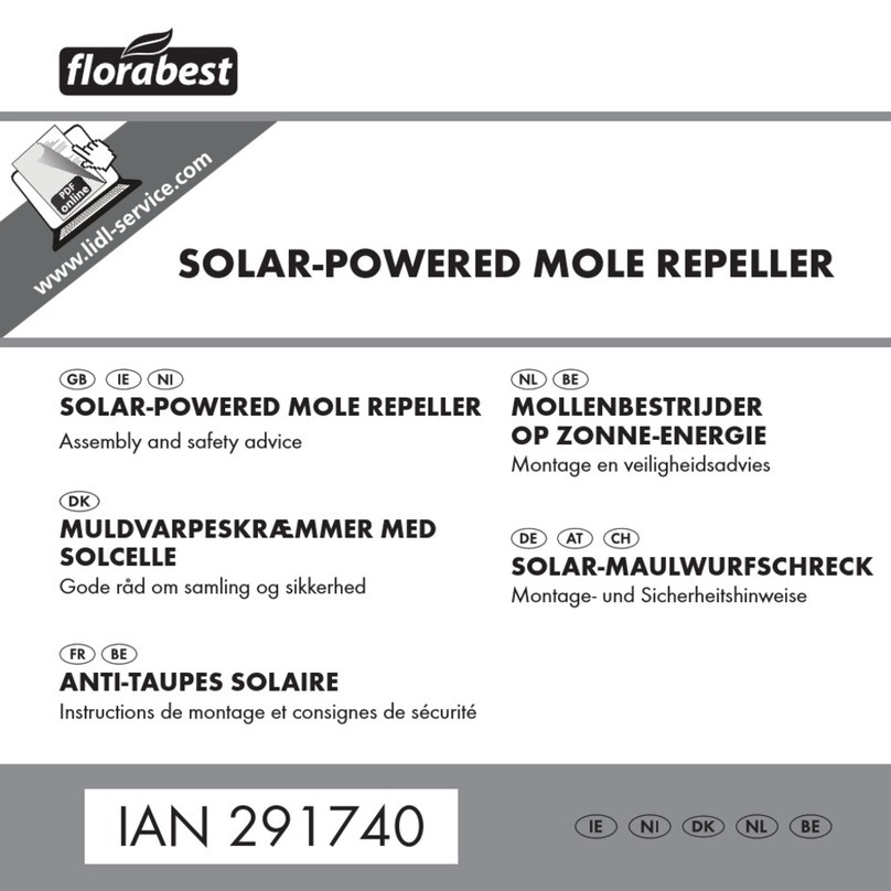 FLORABEST HG00363 Installation and operating instructions
