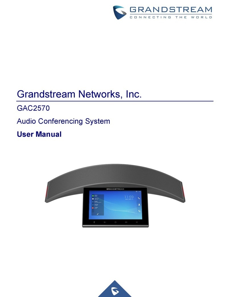 Grandstream Networks GAC2570 User manual