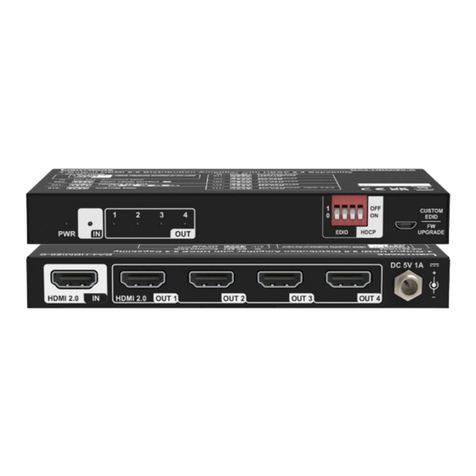 Lightware DA4-HDMI20-C quick start guide
