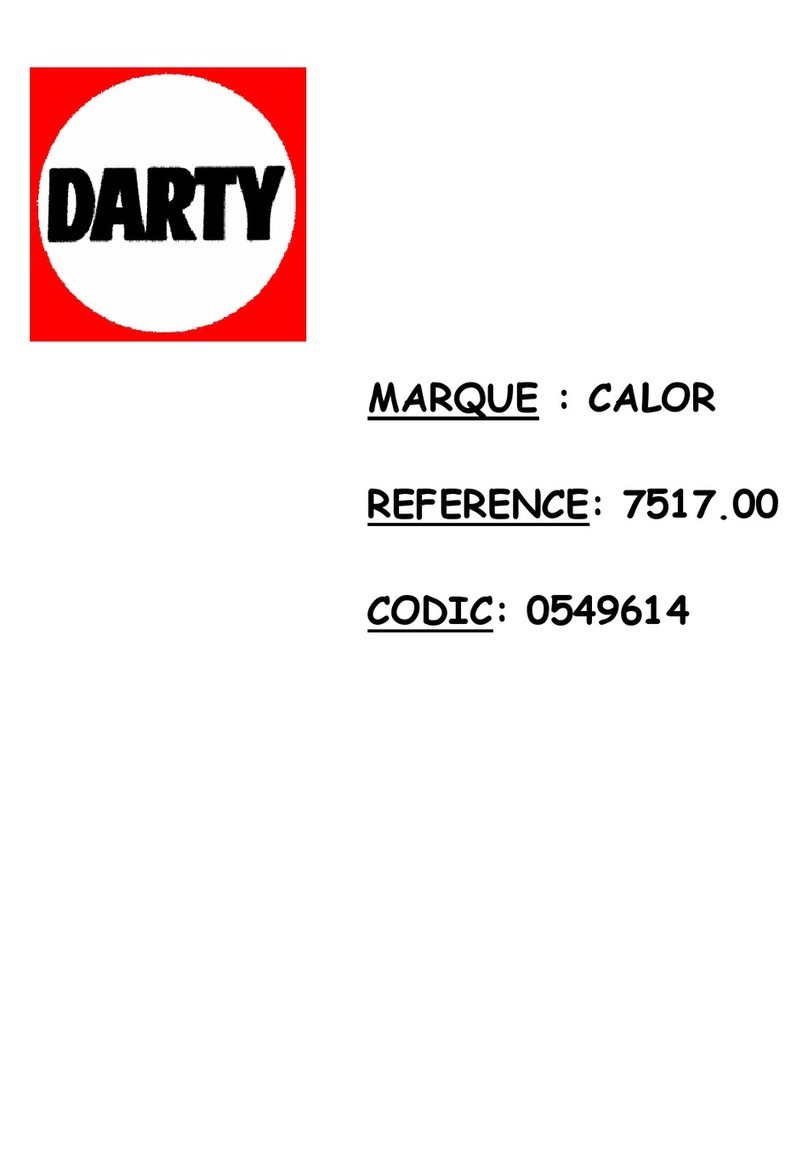 DARTY CALOR 7517.00 instructions