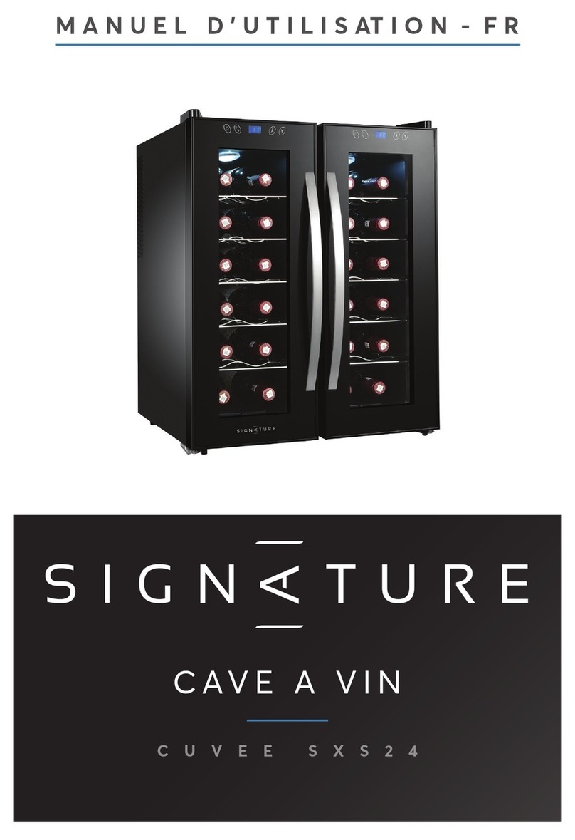 Signature CUVEE SXS24 user manual