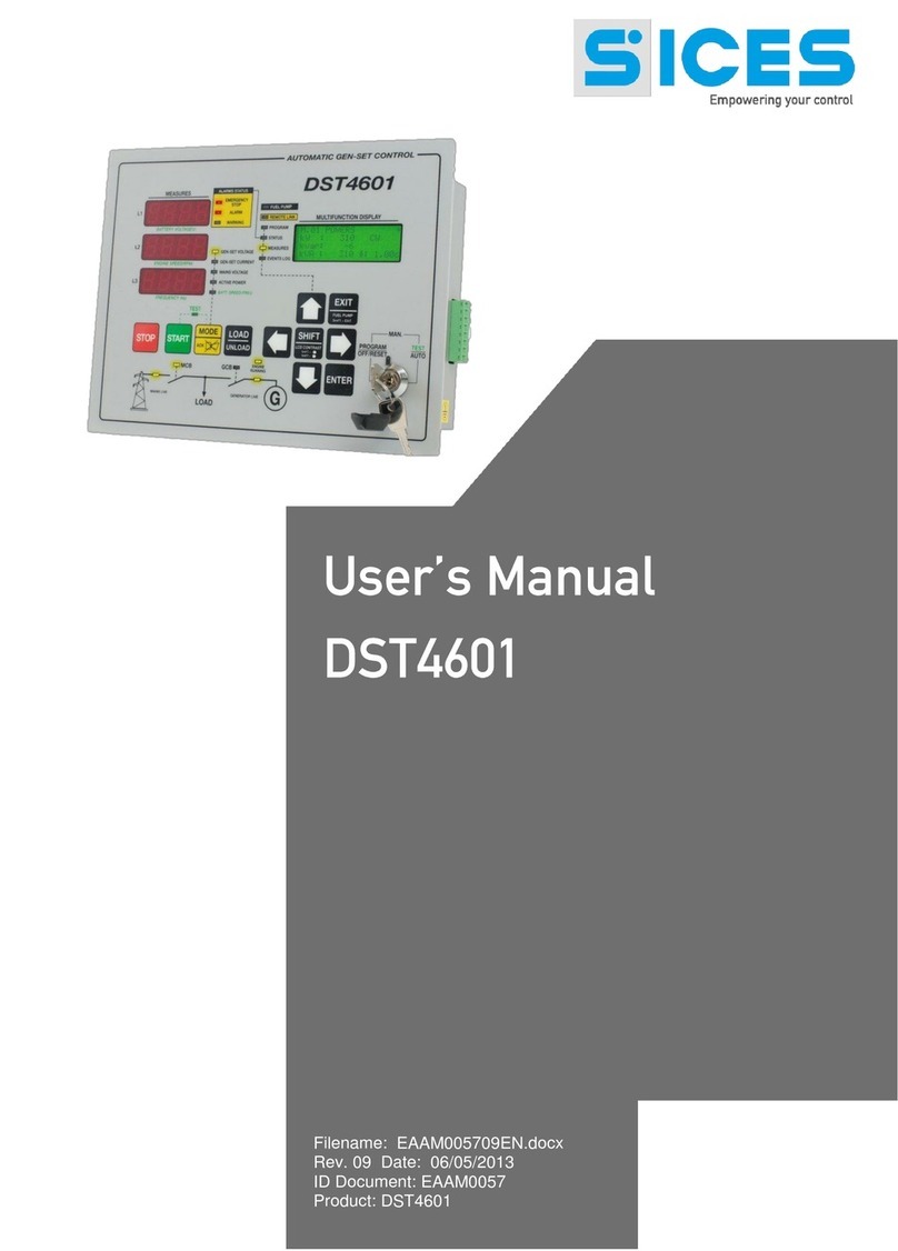 Sices DST4601 user manual