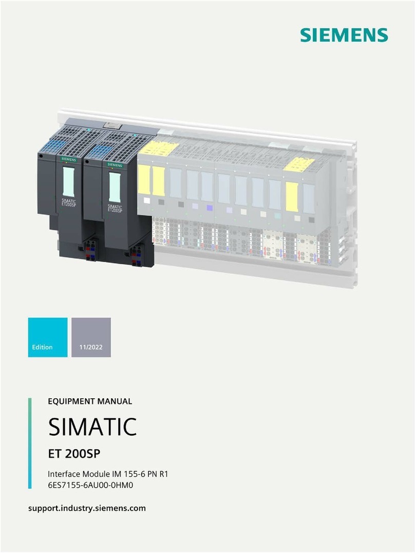 Siemens SIMATIC ET 200SP User manual