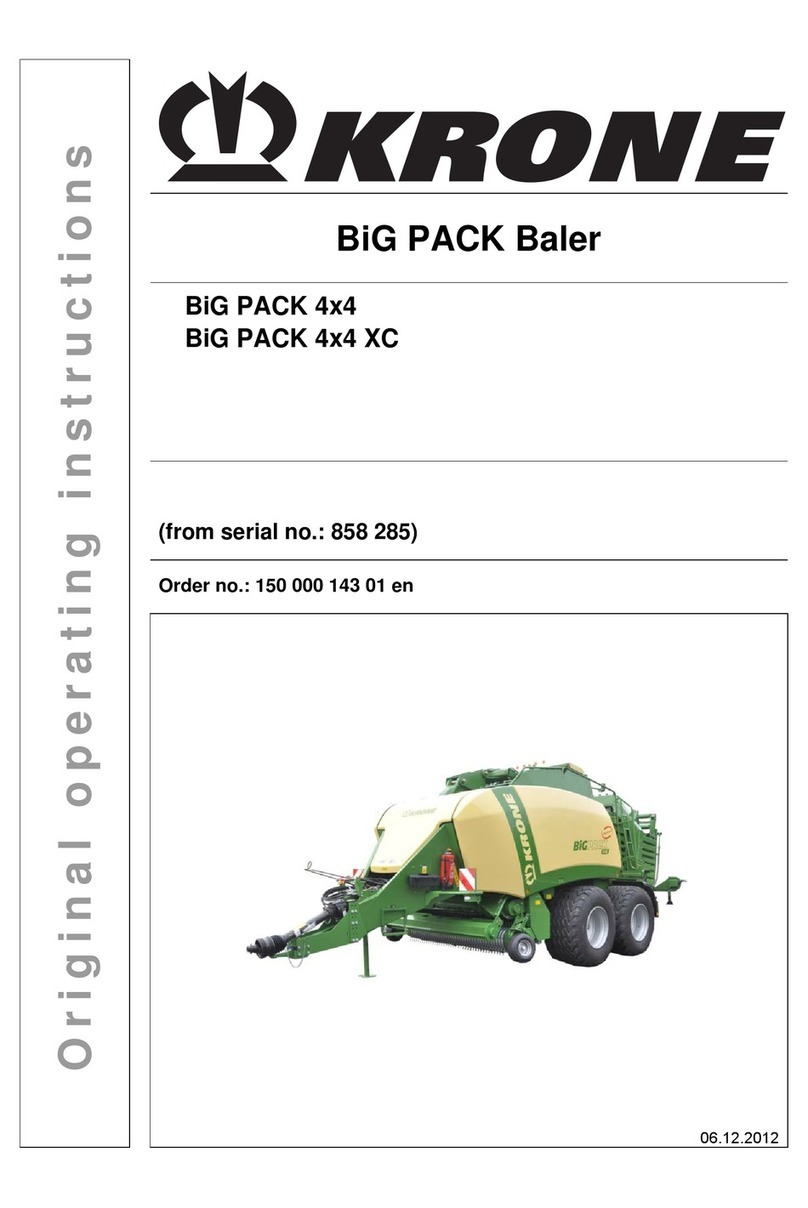 Krone Big Pack 4x4 Operator's manual