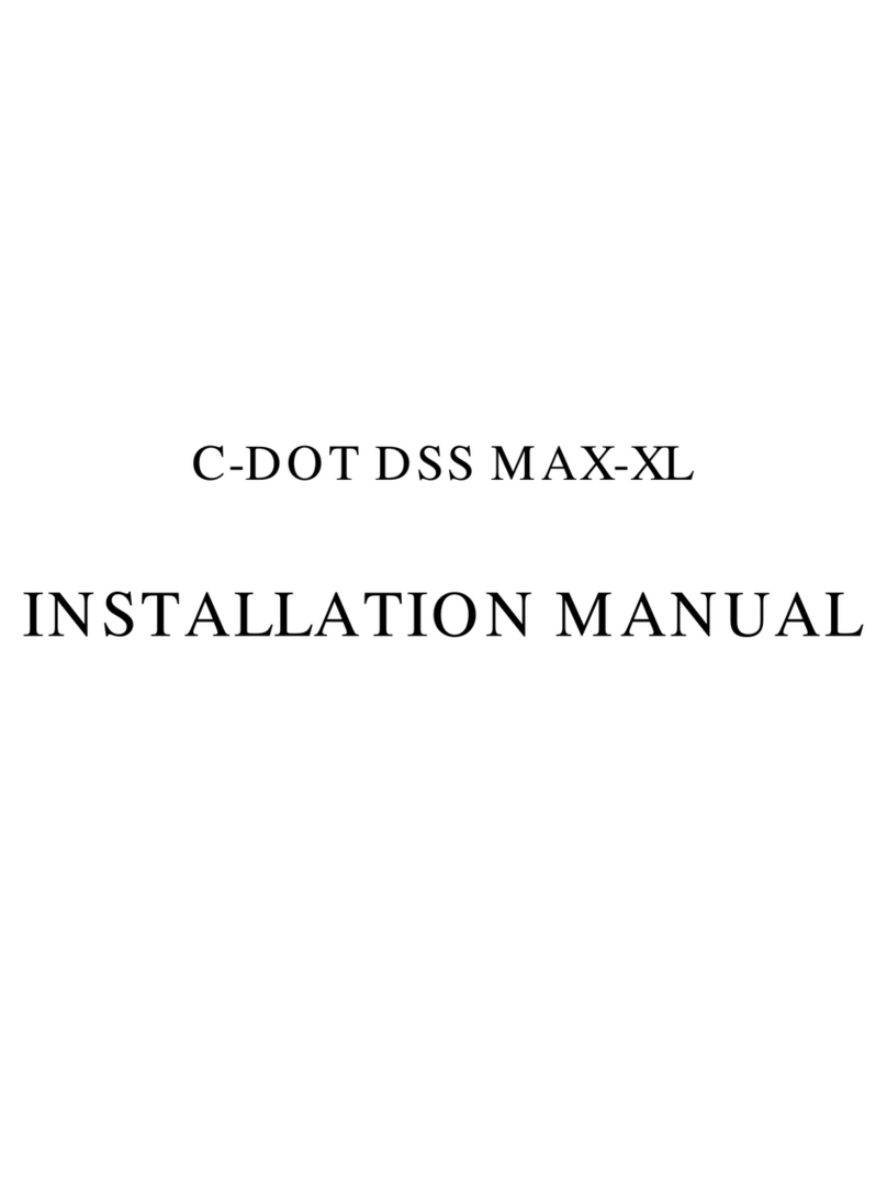 C-DOT DSS MAX-XL installation manual C-DOT DSS MAX-XL installation manual