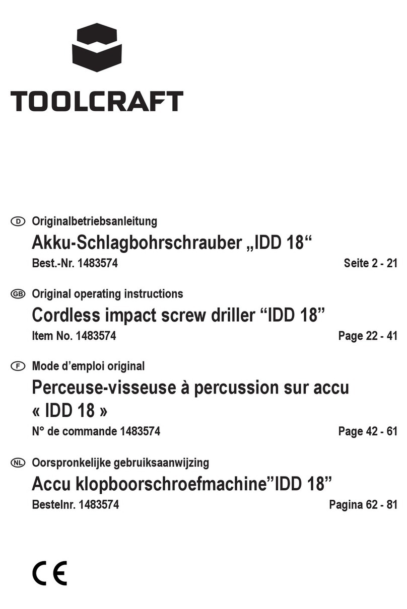 Conrad TOOLCRAFT IDD 18 Original operating instructions