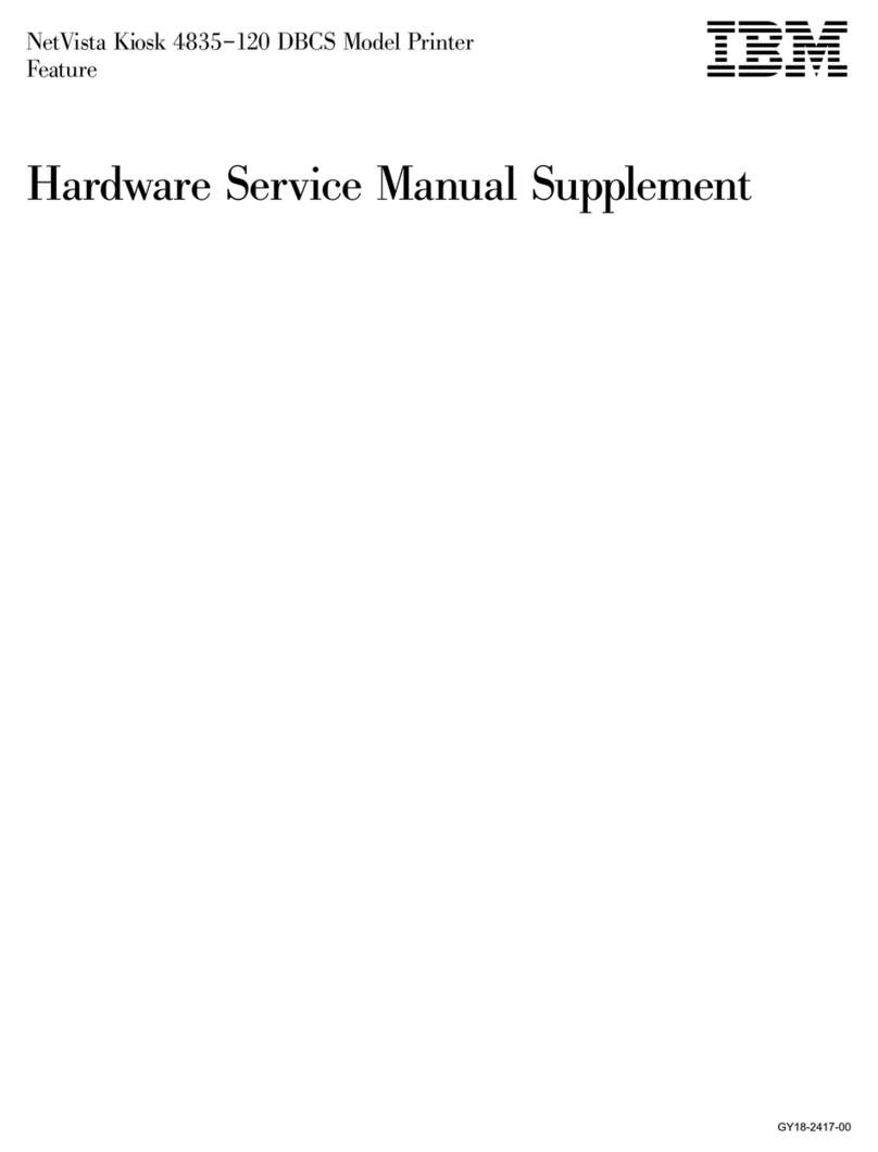 IBM NetVista Kiosk DBCS User manual IBM NetVista Kiosk DBCS User manual