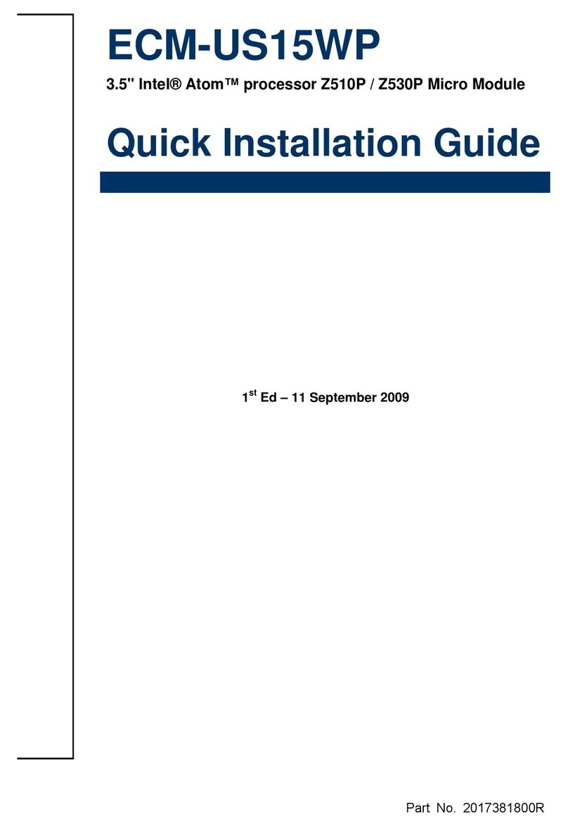 Avalue Technology ECM-US15WP User manual