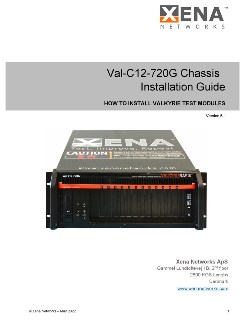 Xena Networks ValkyrieBay Val-C12-720G User manual