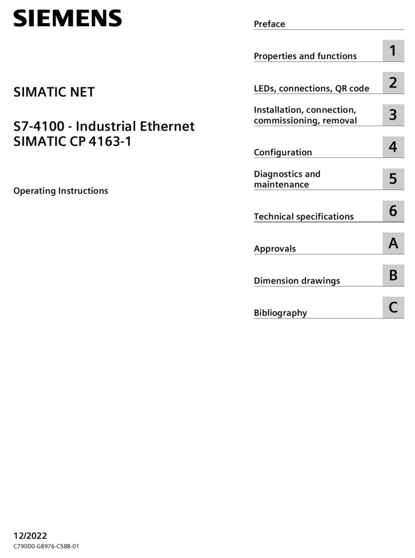 Siemens SIMATIC NET S7-4100 User manual