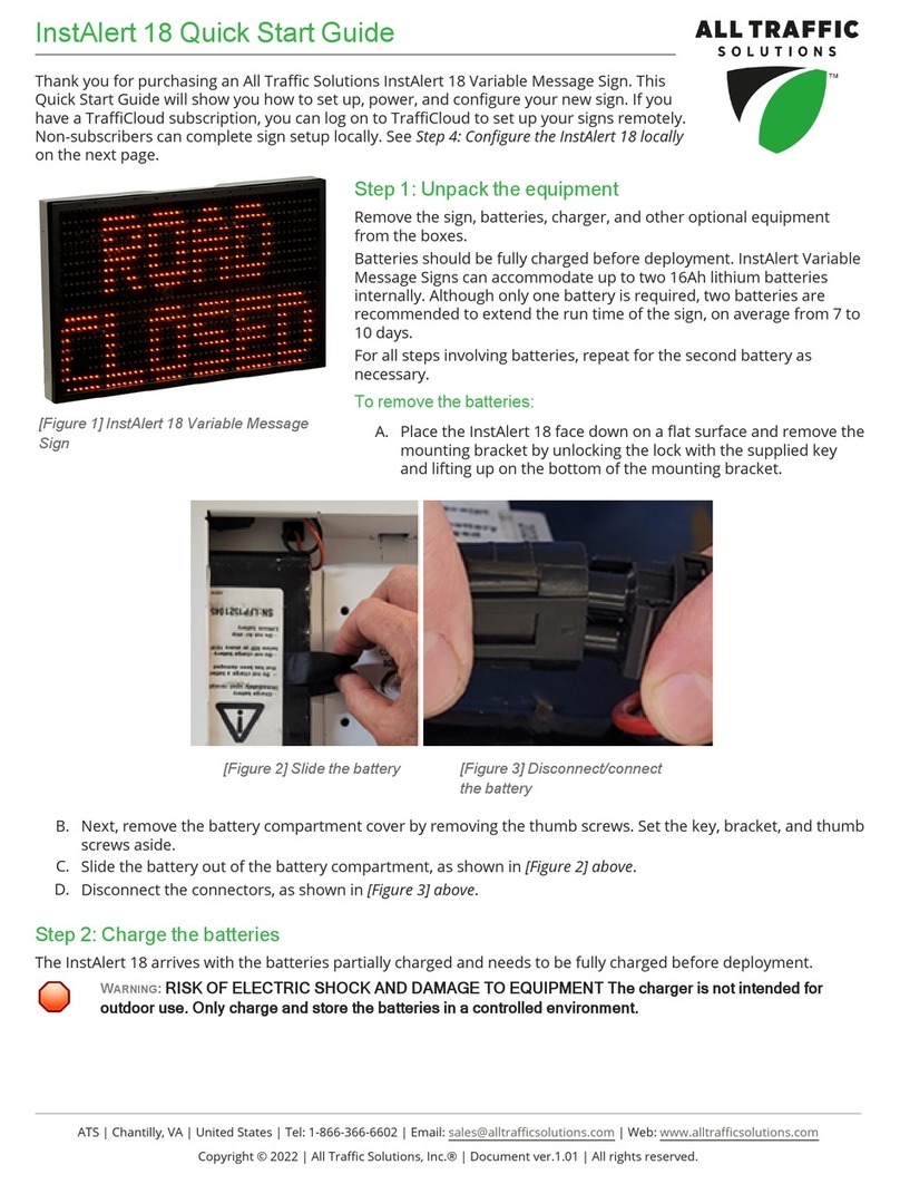 All Traffic Solutions InstAlert 18 quick start guide
