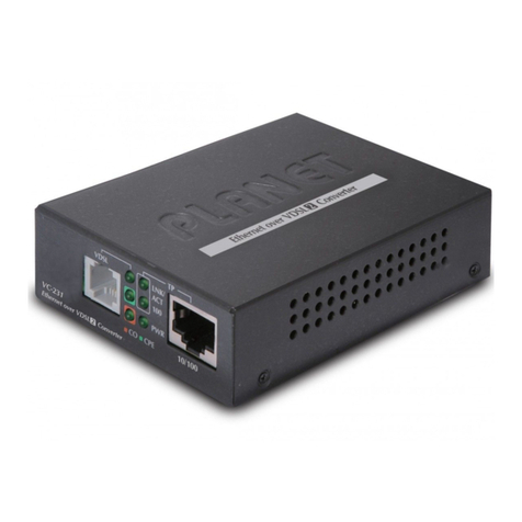 Planet VC-23 Series user manual
