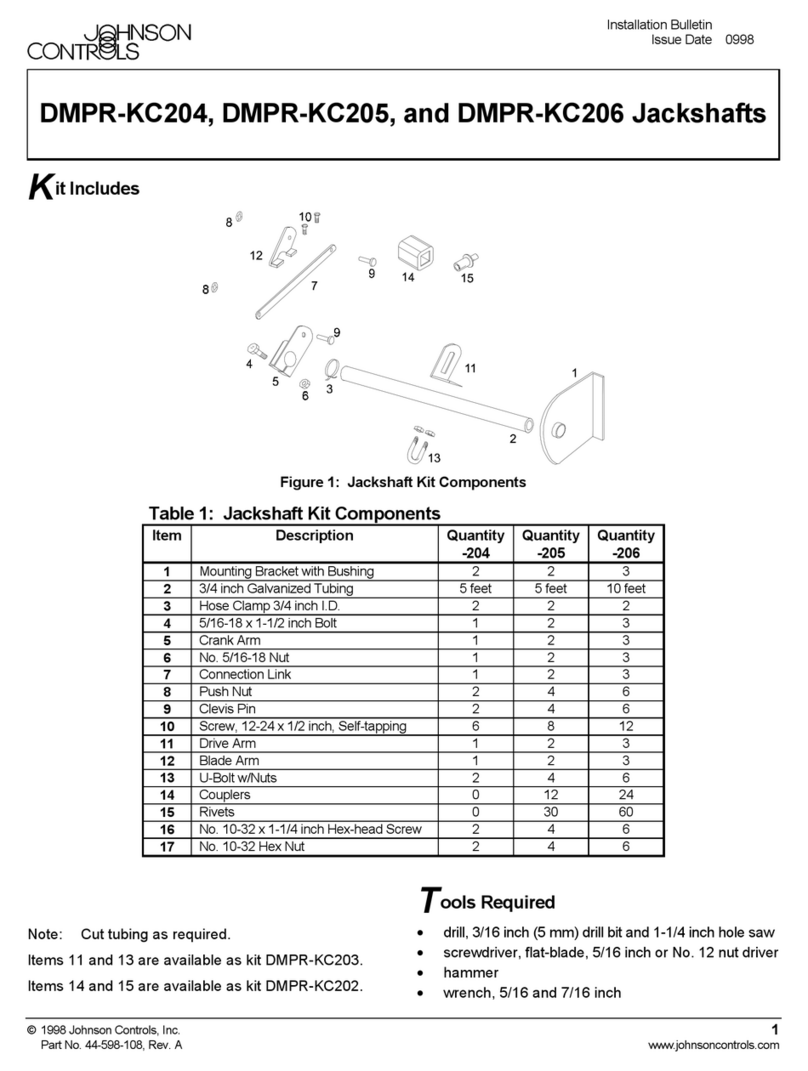 Johnson Controls DMPR-KC204 Manual Johnson Controls DMPR-KC204 Manual
