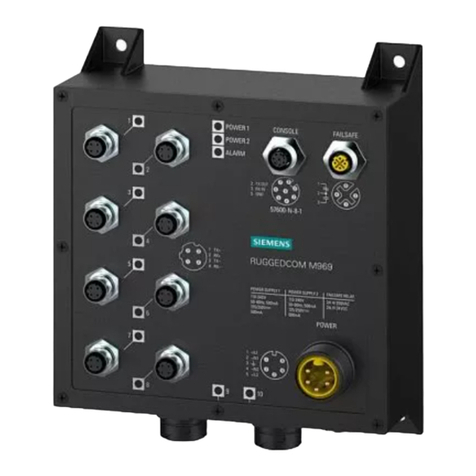 Siemens SIMATIC NET RUGGEDCOM M969F installation manual Siemens SIMATIC NET RUGGEDCOM M969F installation manual